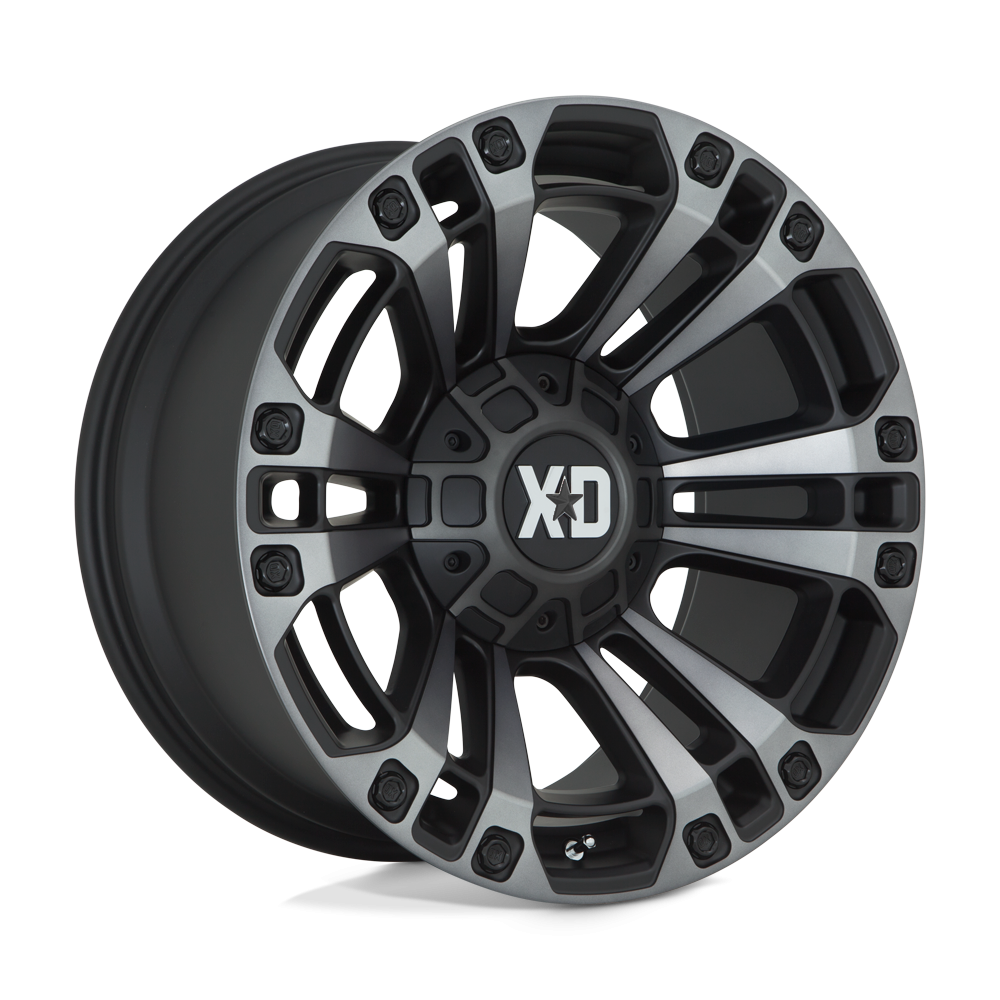 Felga aluminiowa XD851 MONSTER 3 Satin Black W/ Gray Tint XD SERIES