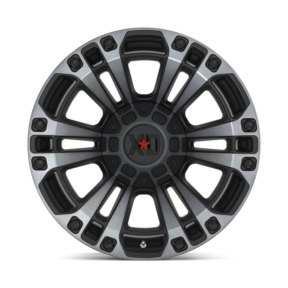 Felga aluminiowa XD851 MONSTER 3 Satin Black W/ Gray Tint XD SERIES - obrazek 3