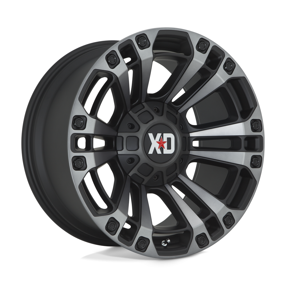 Felga aluminiowa XD851 MONSTER 3 Satin Black W/ Gray Tint XD SERIES - obrazek 4