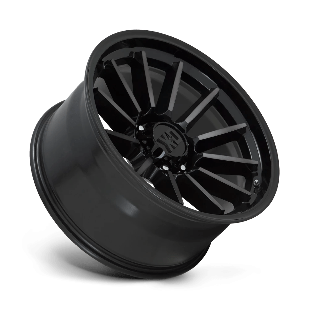 Felga aluminiowa XD855 Luxe Gloss Black Machined W/ Gray Tint XD Series - obrazek 3