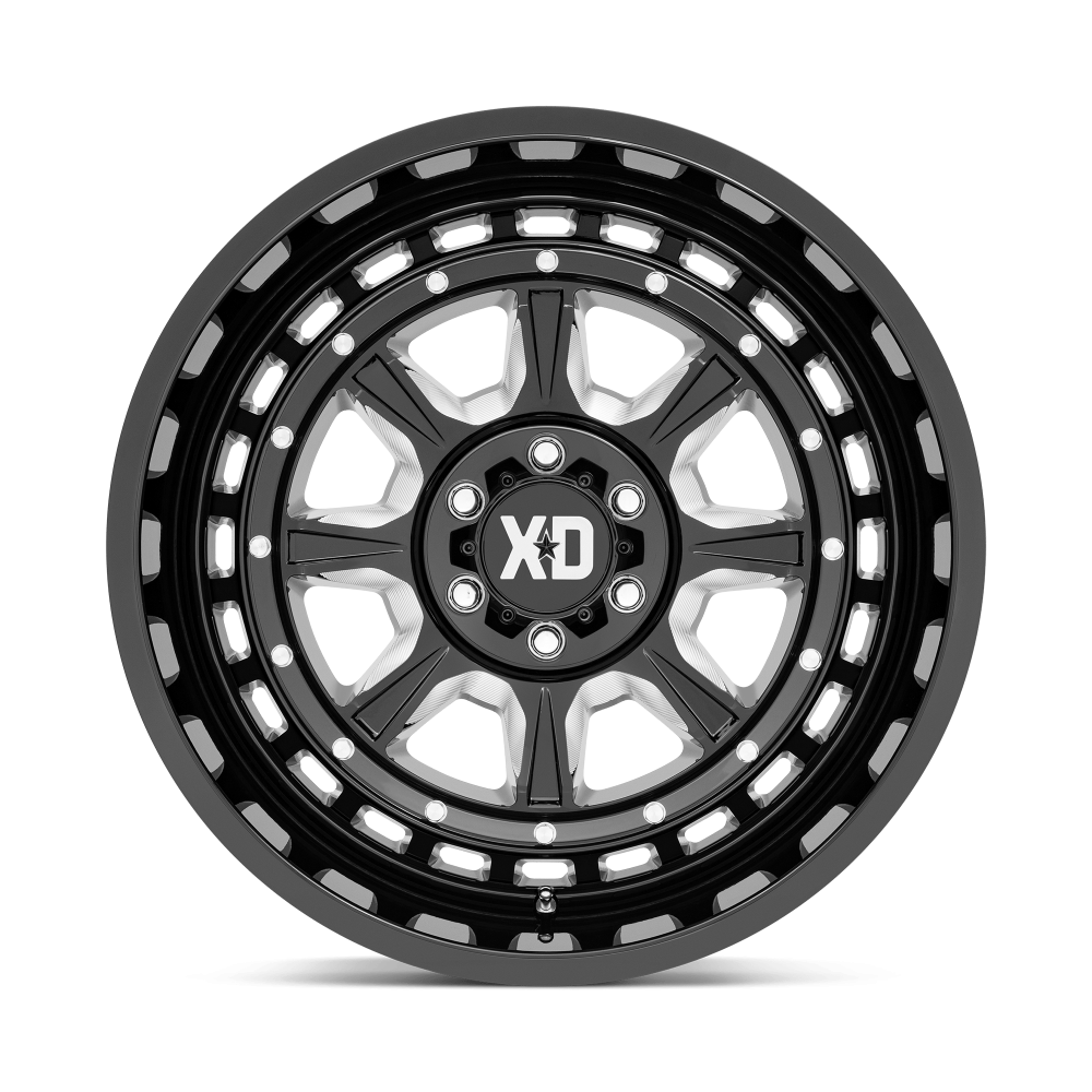 Felga aluminiowa XD866 OUTLANDER Gloss Black Milled XD SERIES - obrazek 3