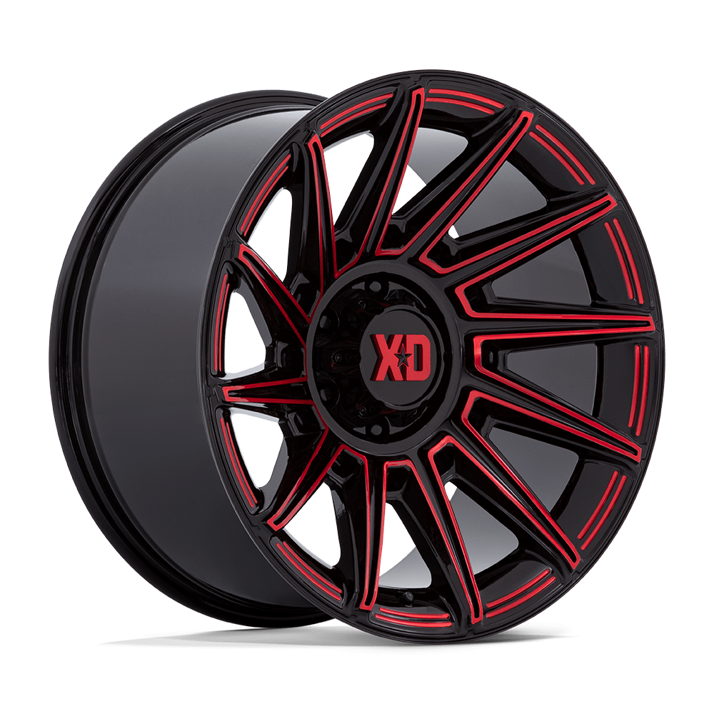 Felga aluminiowa XD867 SPECTER Gloss Black W/ Red Tint XD SERIES