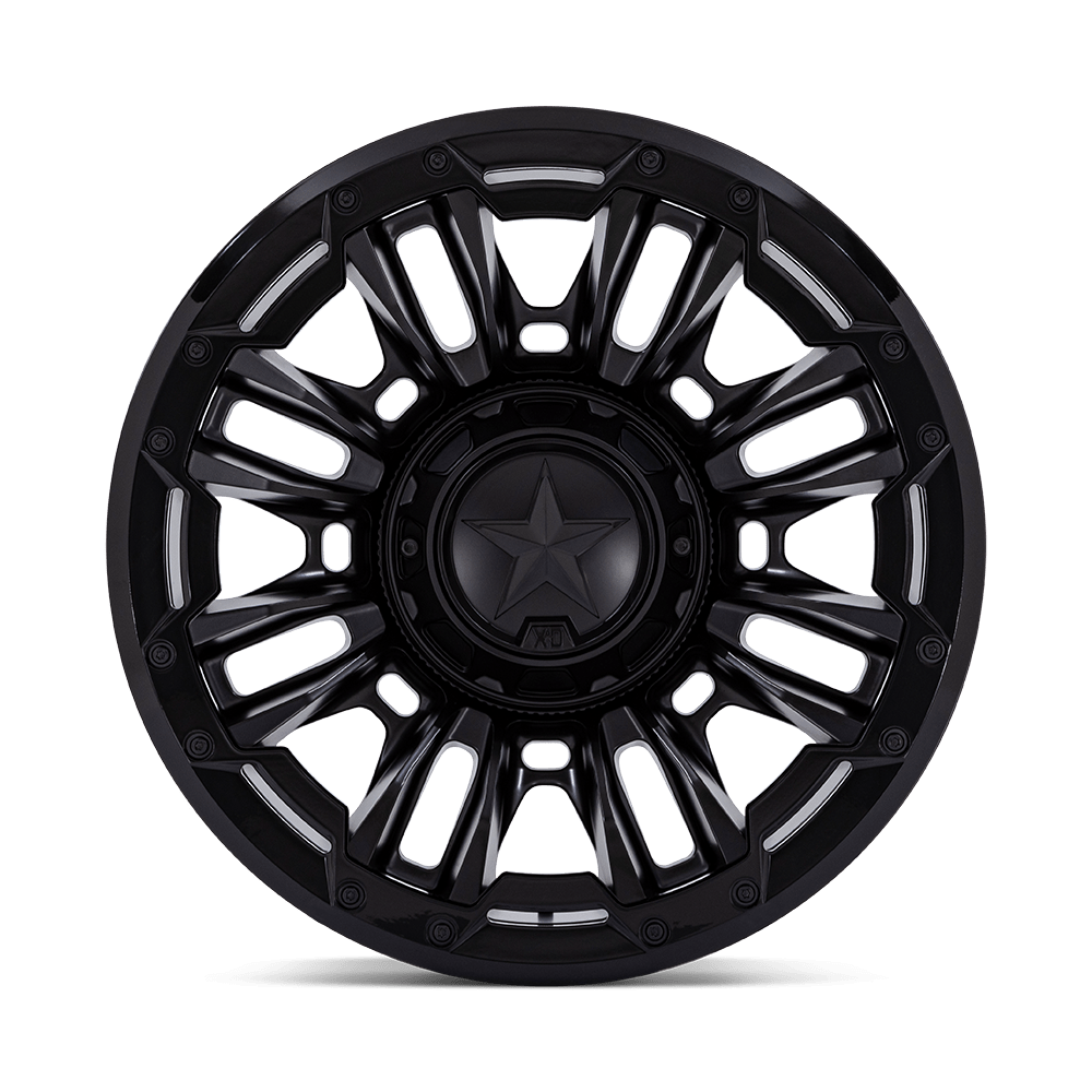 Felga aluminiowa XD870 BOMBER Matte Black W/ Gloss Black Ring XD Series - obrazek 2