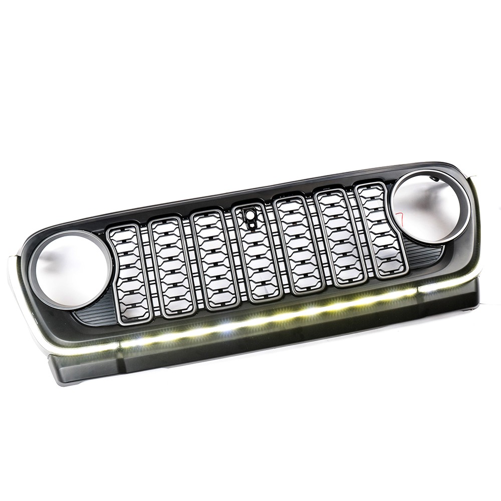 Grill z paskiem LED i otworem na kamerę OFD