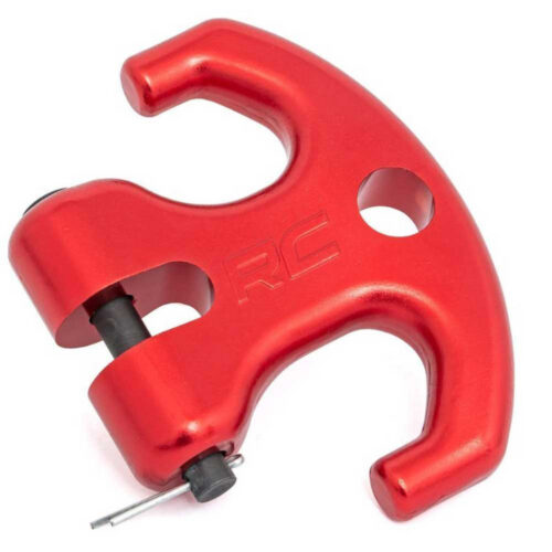 Hak dwurożny do wyciągarki czerwony Rough Country