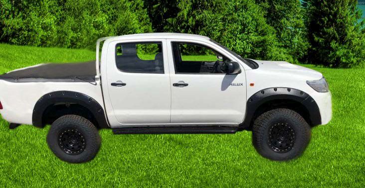 POSZERZENIA BŁOTNIKÓW 75mm TOYOTA HILUX 2005-2015 - obrazek 2