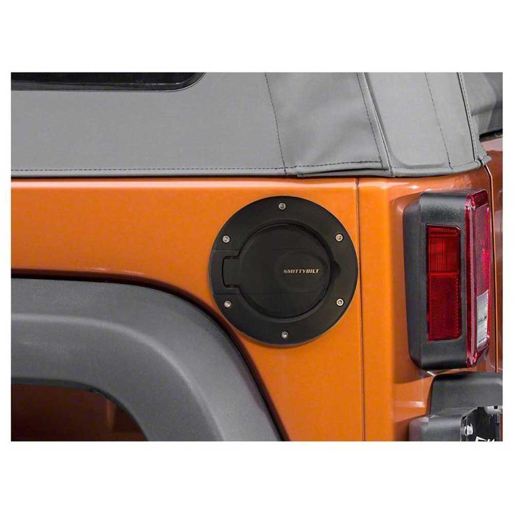 Klapka wlewu paliwa aluminiowa black Smittybilt - obrazek 2