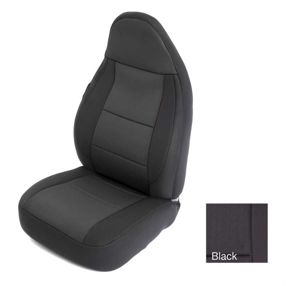 Komplet pokrowców na fotele Black Sides/Black Center neopren Smittybilt - obrazek 2