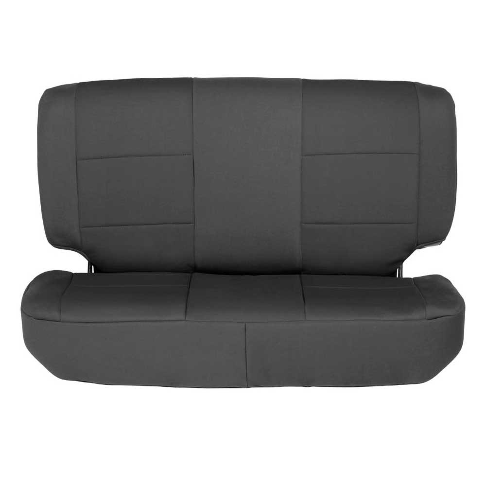 Komplet pokrowców na fotele Black Sides/Black Center neopren Smittybilt - obrazek 4
