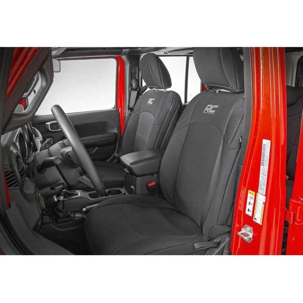 Komplet pokrowców na fotele neoprene black Rough Country - obrazek 4