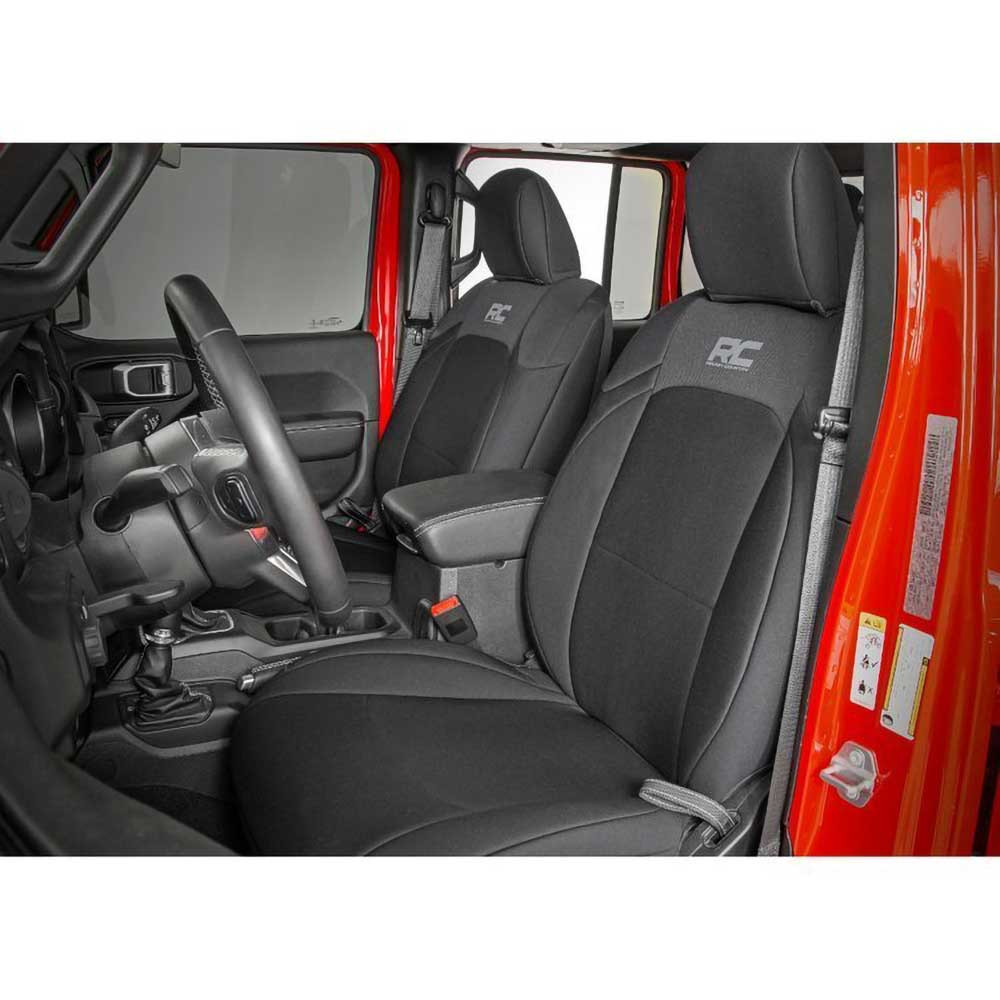 Komplet pokrowców na fotele neoprene black Rough Country - obrazek 2