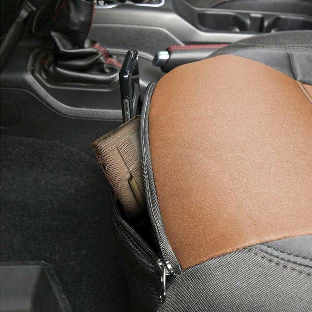Komplet pokrowców na fotele neoprene black/tan Smittybilt GEN2 - obrazek 5