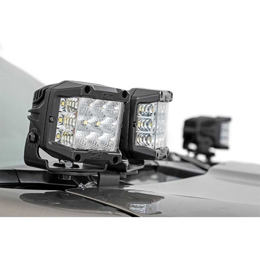 Lampy Cree LED 2" Amber DRL z mocowaniem Rough Country - Image 4