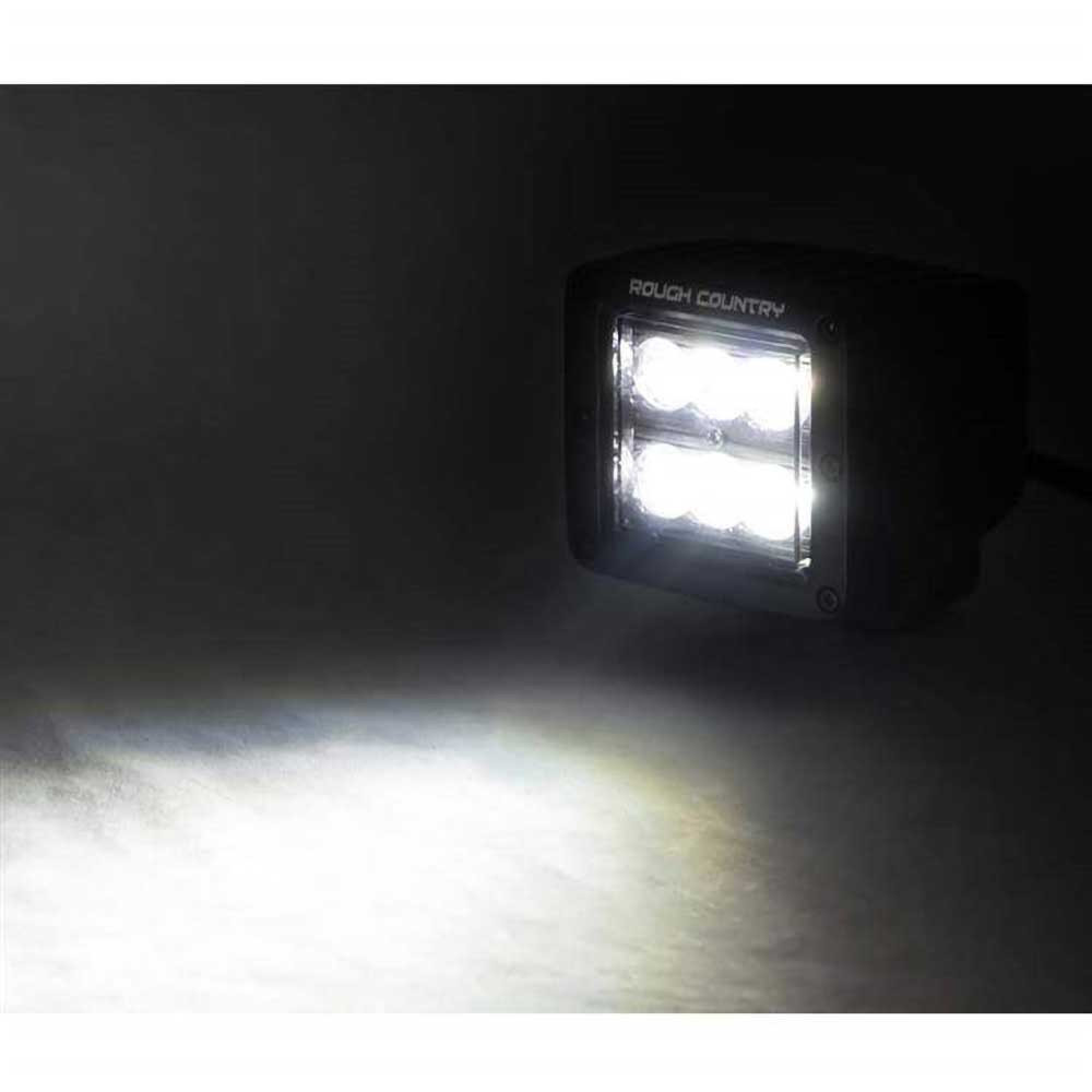 Lampy Cree LED Flood Beam z mocowaniem Rough Country Black Series - Image 4