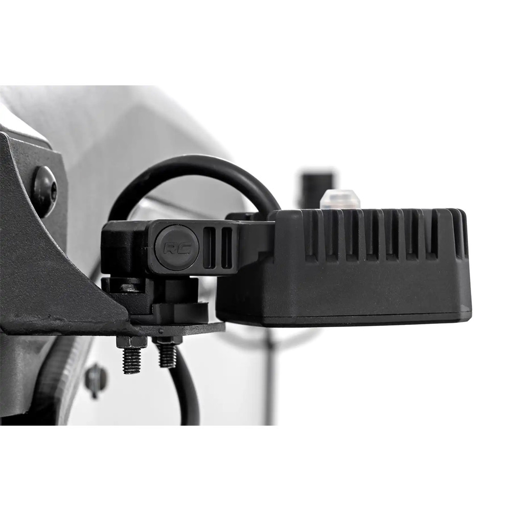 Lampy LED 2" kwadratowe Rough Country Black Series - Image 6
