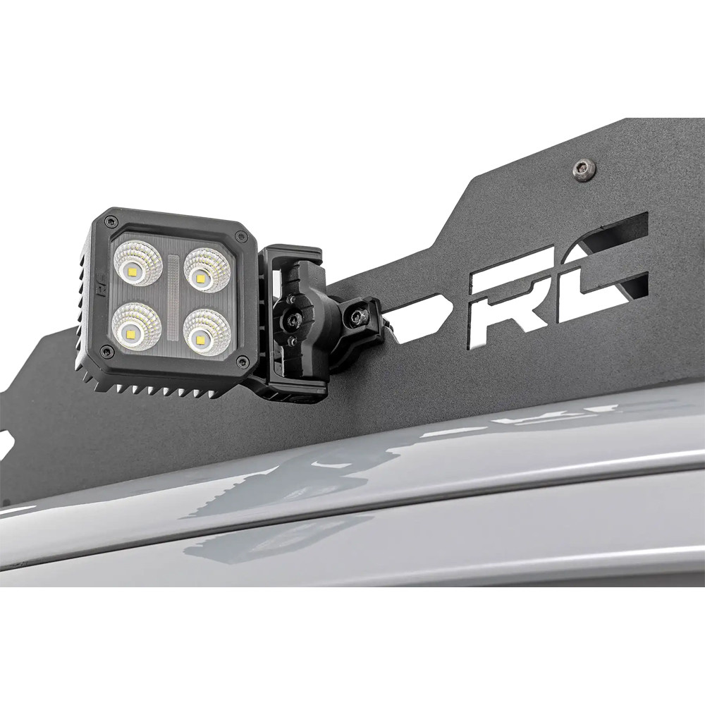 Lampy LED 2" kwadratowe Rough Country Black Series - Image 8