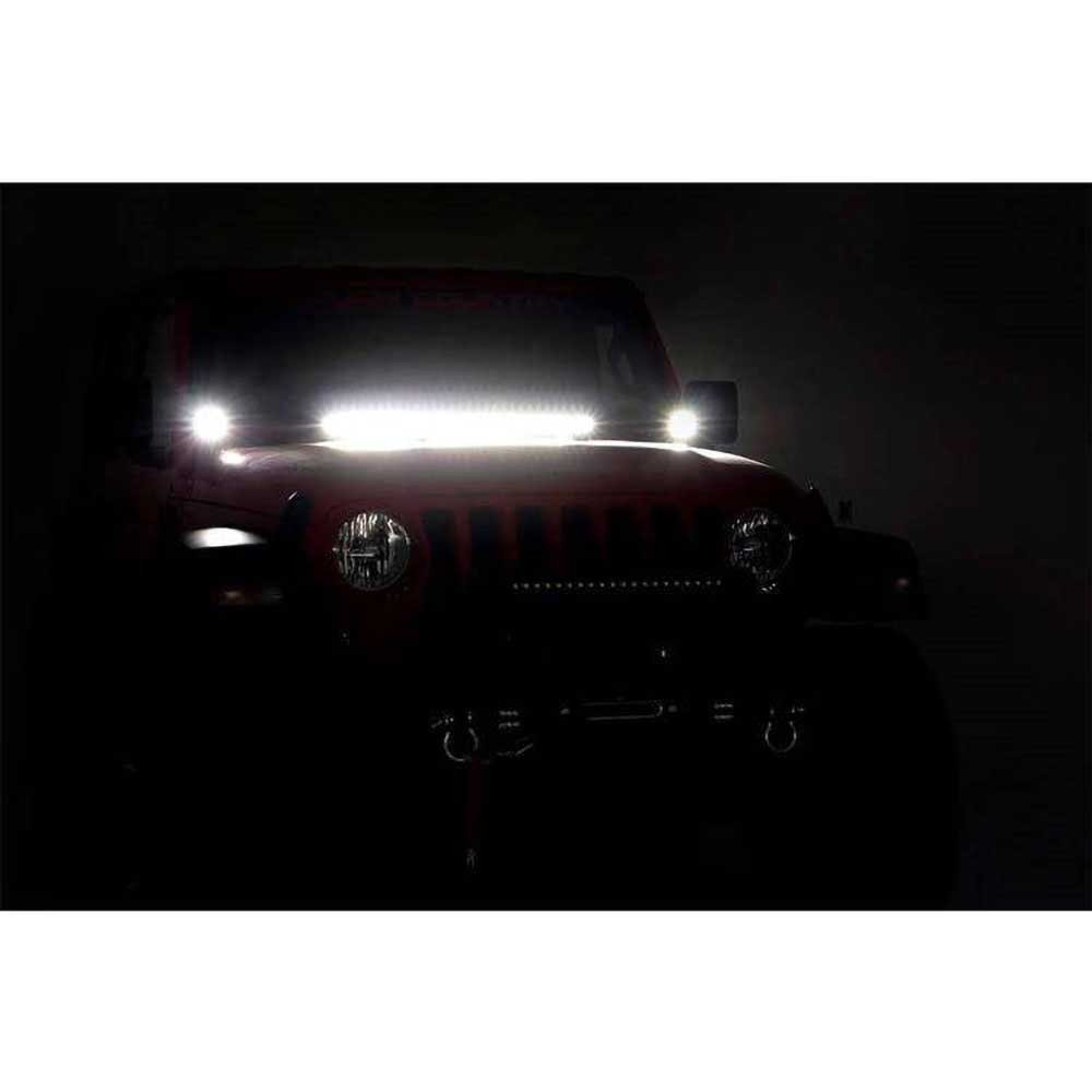 Lampy LED 2" kwadratowe Rough Country Black Series - Image 3
