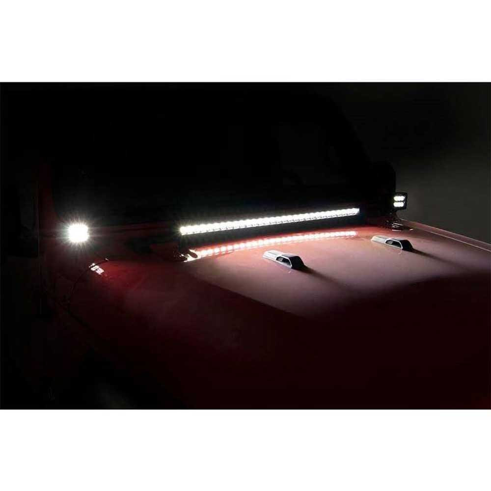 Lampy LED 2" kwadratowe Rough Country Black Series - Image 4