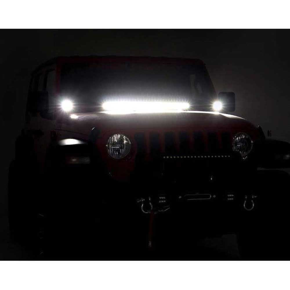 Lampy LED 2" kwadratowe Rough Country Black Series - Image 4