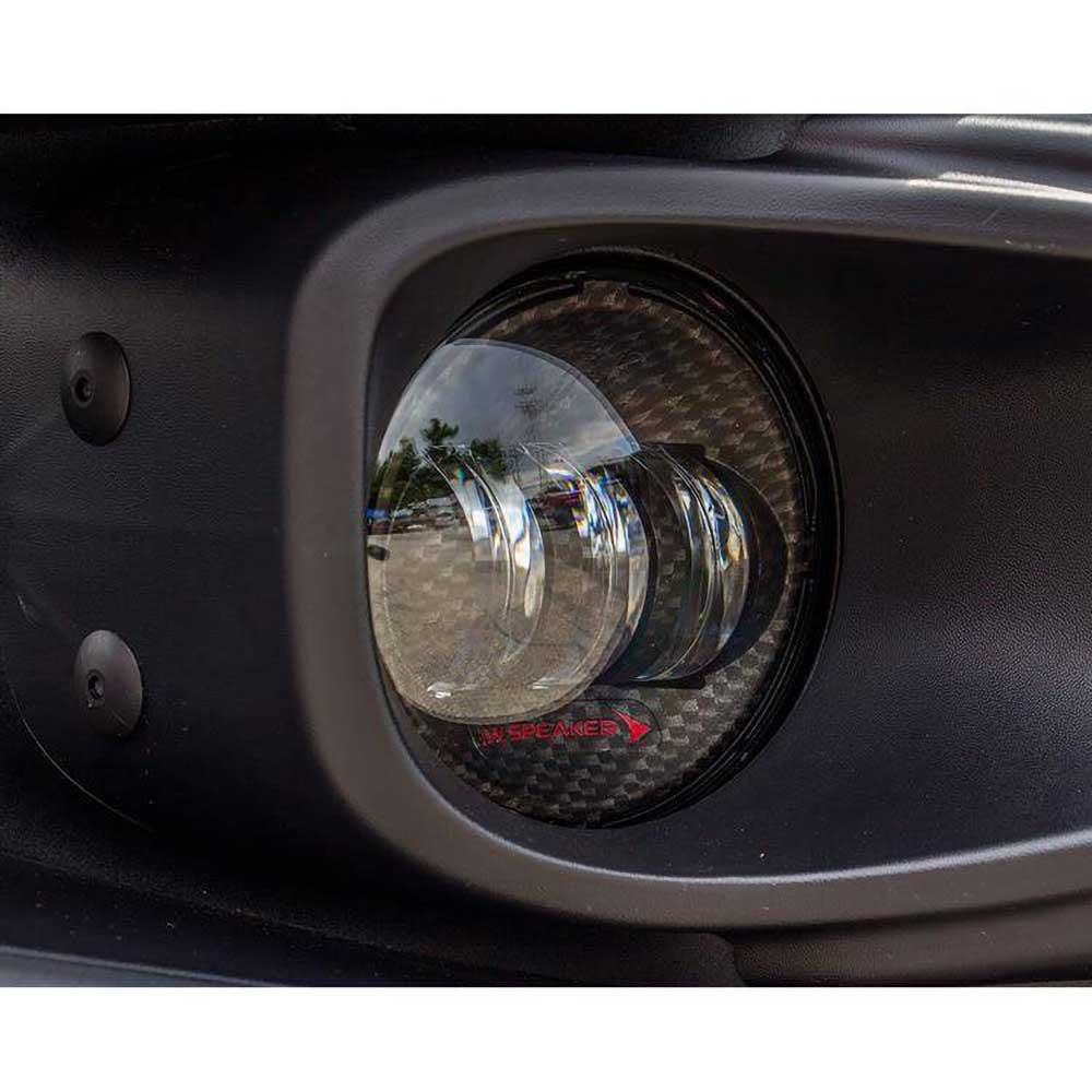Lampy przeciwmgielne LED okrągłe carbon 4" JW Speaker 6145 J2 Series - obrazek 4