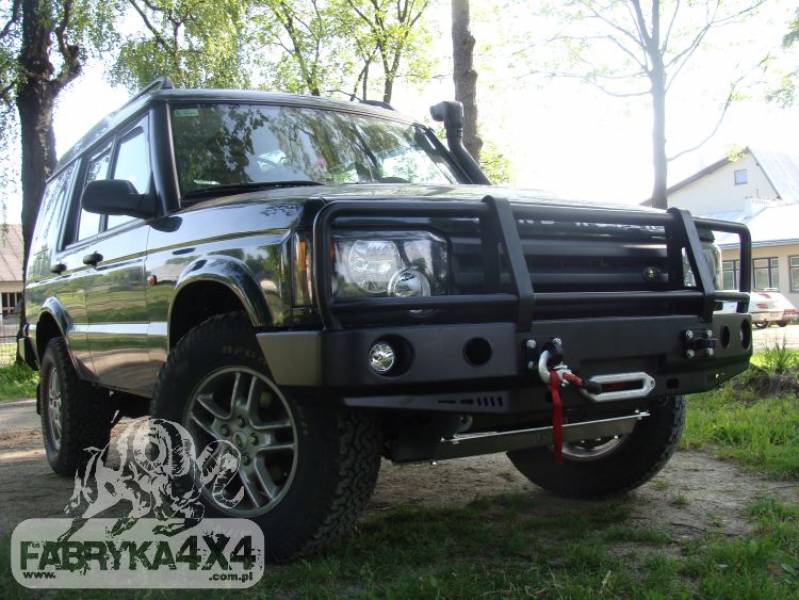 ZDERZAK PRZÓD Z BULLBAREM LAND ROVER DISCOVERY II