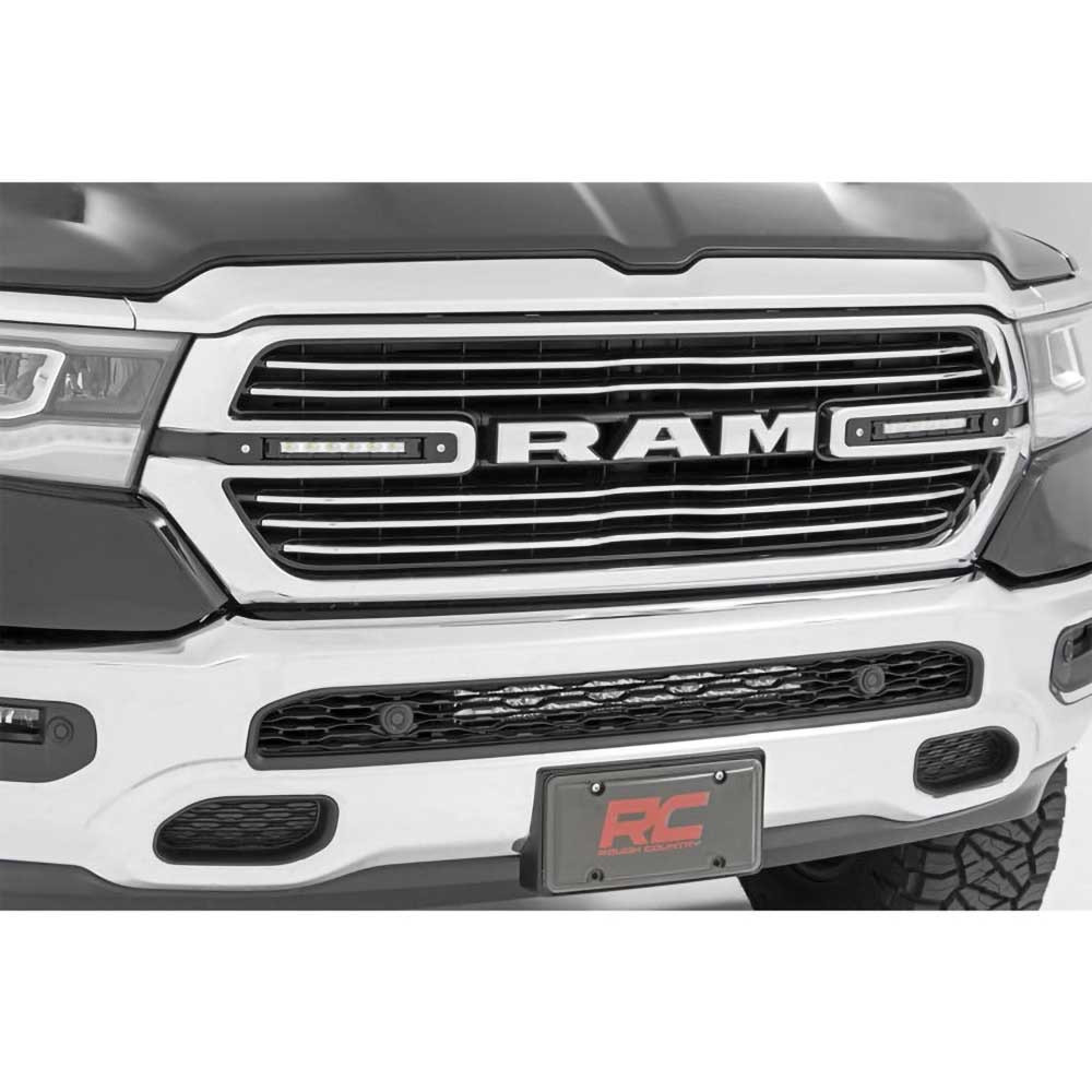 Listwy LED 6" do grilla Rough Country Chrome Series - obrazek 2