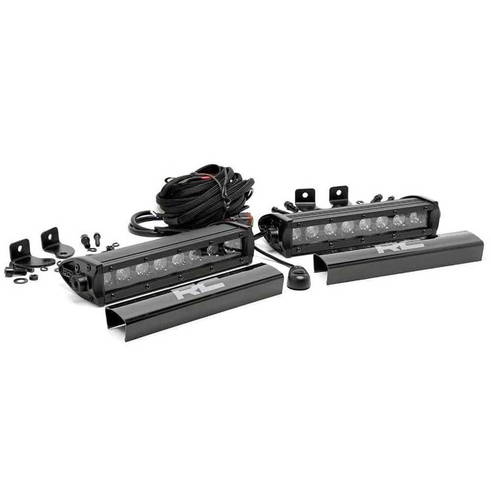 Listwy LED 8" pojedyncze spot Rough Country Black Series