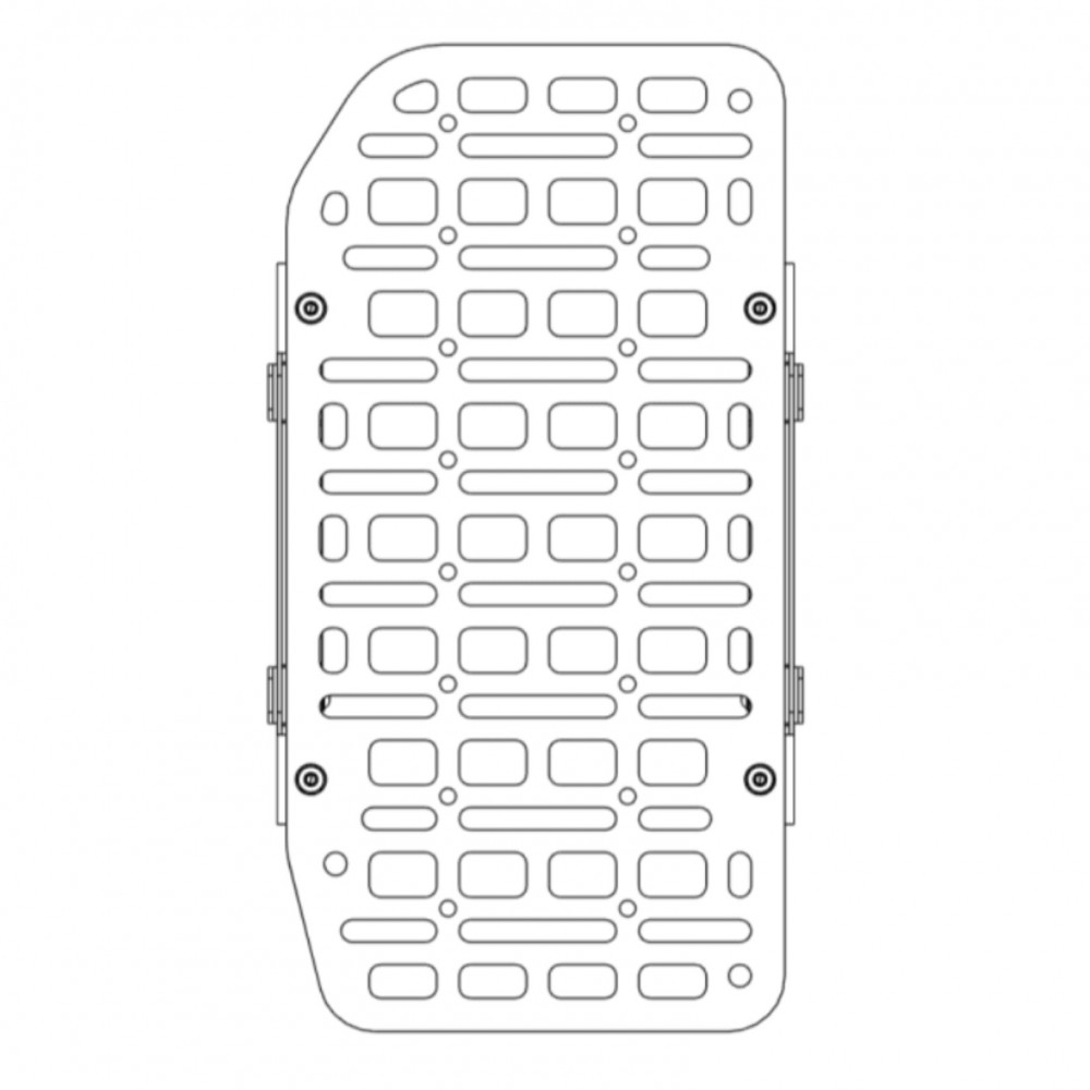 Mały panel MOLLE na drzwi Bison Gear - Image 5