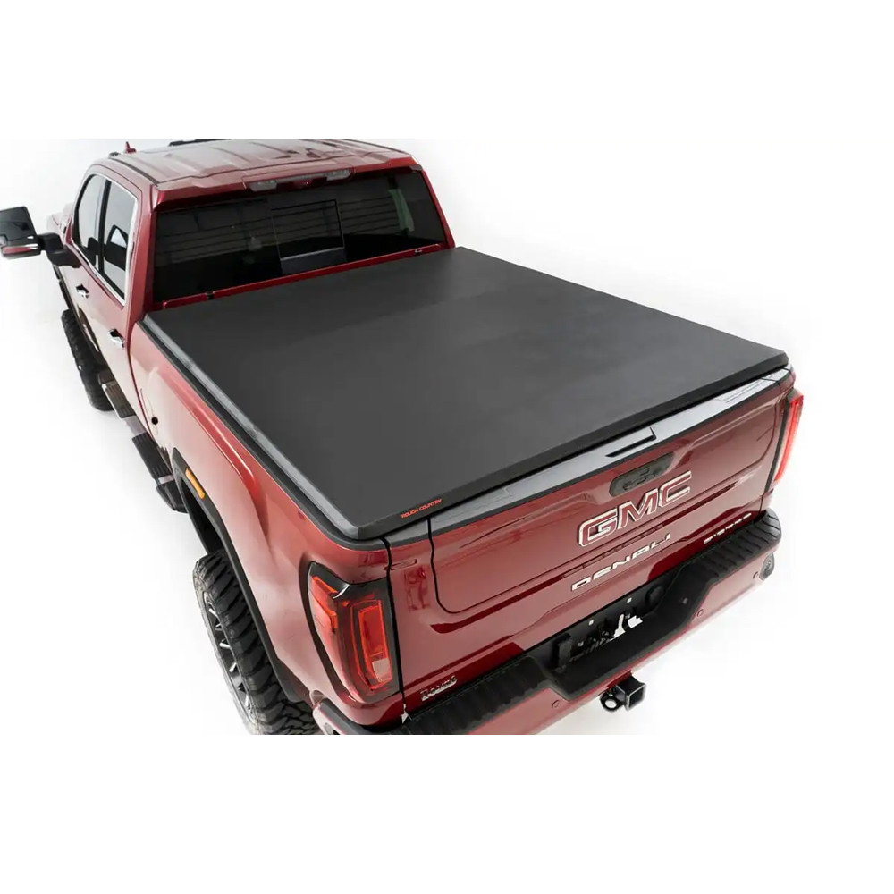 Miękka pokrywa paki tri-fold Rough Country 6'9" - Image 3