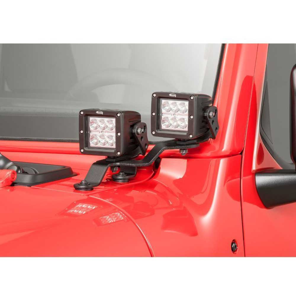 Mocowania lamp LED 3x3" pod szybą Dual Cube Go Rhino - obrazek 6