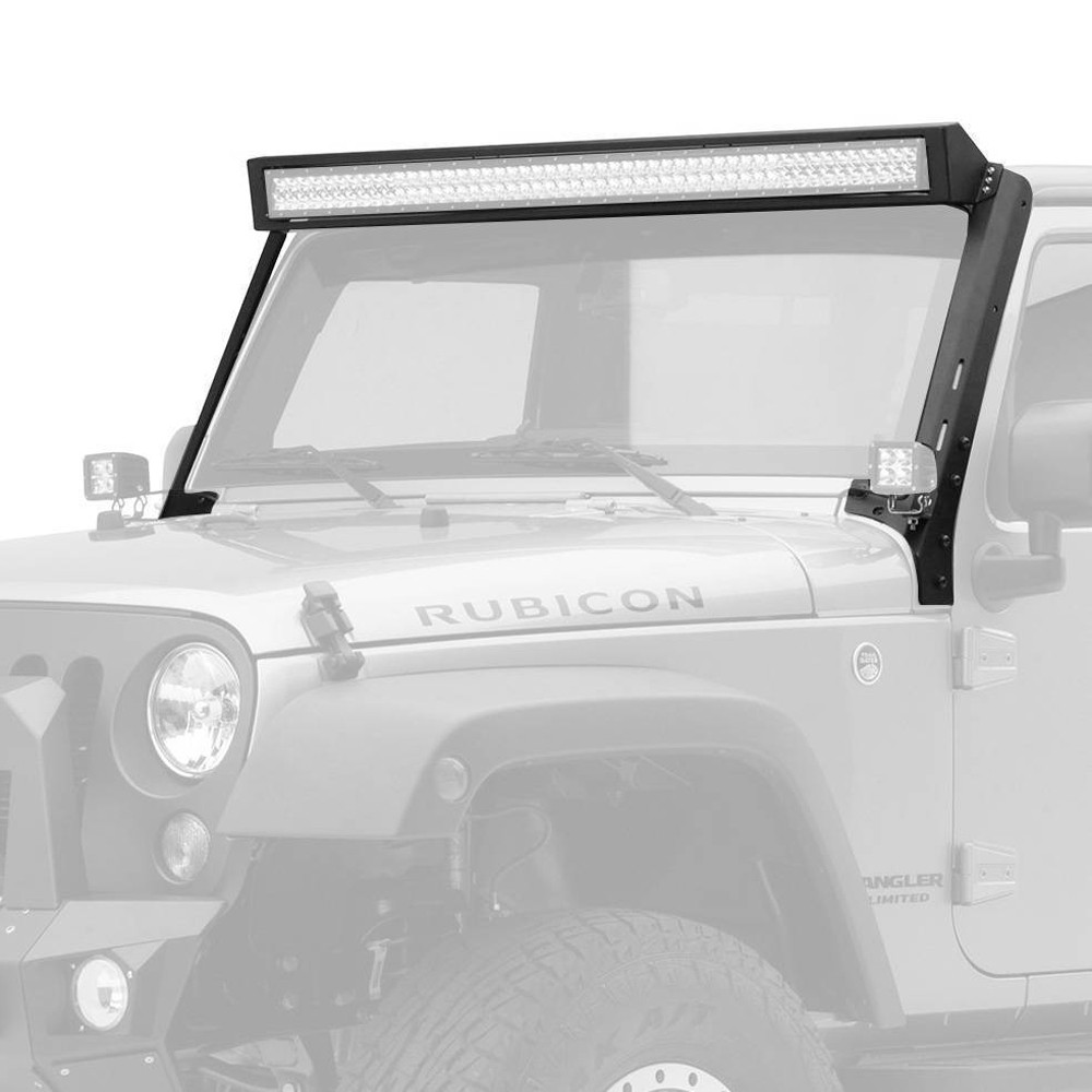 Mocowanie listwy LED 50" nad przednią szybą Go Rhino - obrazek 3