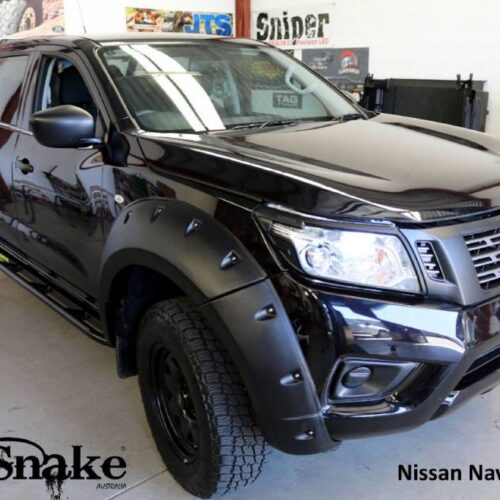 Poszerzenia błotników monster Nissan D23 Navara NP300 – szerokość 85mm AD-blue