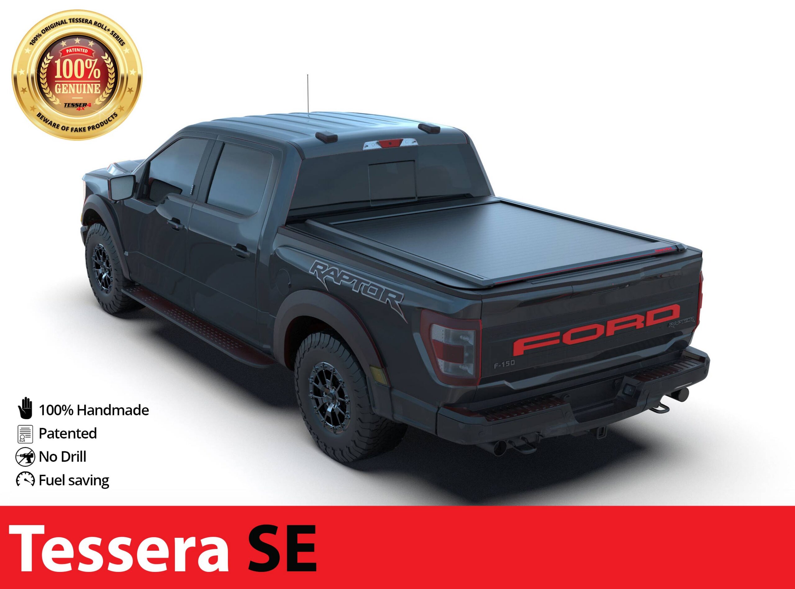 Roleta aluminiowa paki Ford F-150 5,5ft Tessera Roll+ manualna