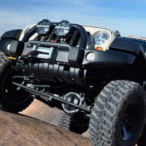 Płyta ochronna pod przedni zderzak AEV – Jeep Wrangler JK