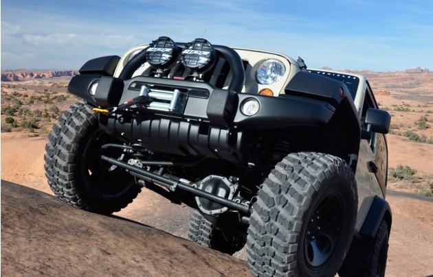 Płyta ochronna pod przedni zderzak AEV - Jeep Wrangler JK