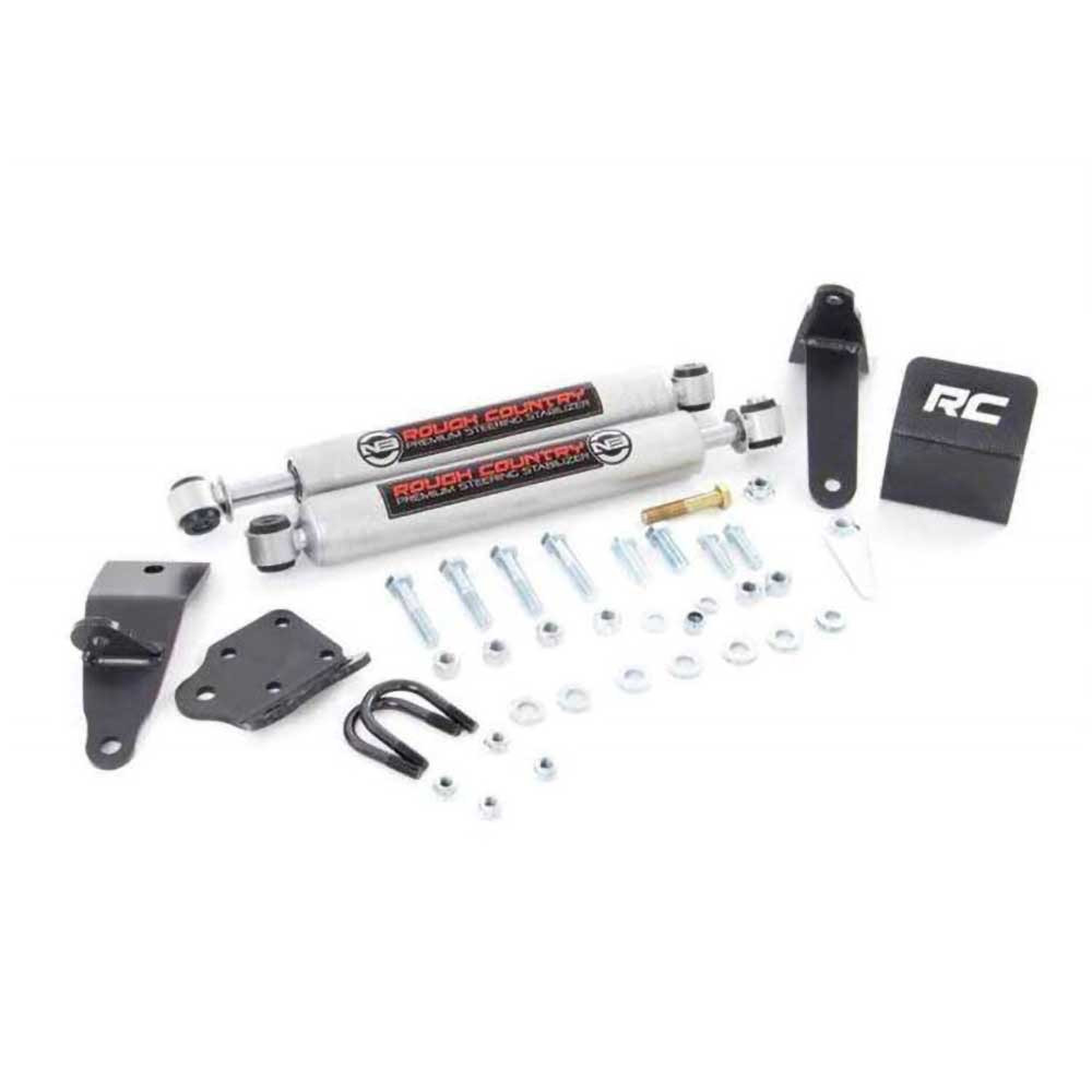 Podwójny amortyzator skrętu Rough Country N3 Premium Lift 2-6"