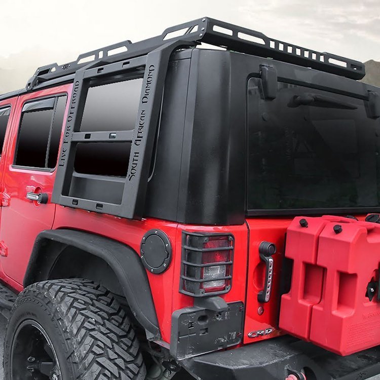 JEEP WRANGLER JK 2007- 2018 BAGAŻNIK DACHOWY Z DRABINKĄ STALOWY - obrazek 3