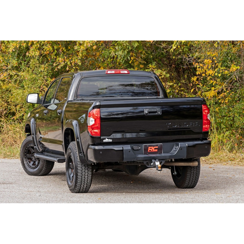 Progi, stopnie boczne aluminiowe Rough Country HD2 CrewMax - Image 6