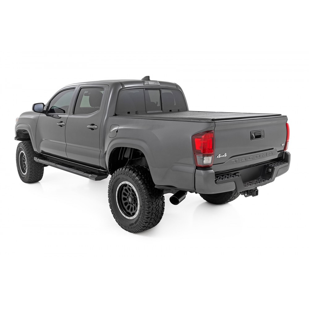 Progi, stopnie boczne aluminiowe Rough Country HD2 Double Cab - Image 3
