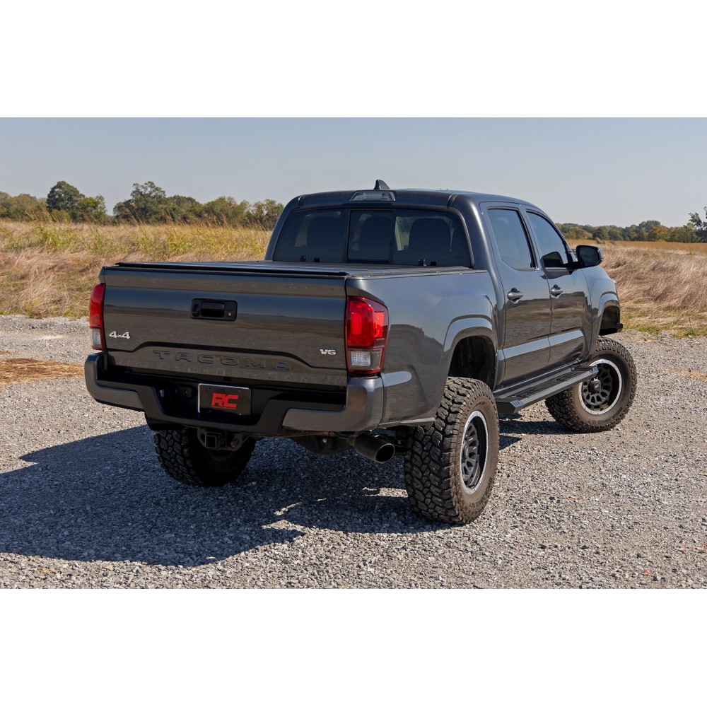 Progi, stopnie boczne aluminiowe Rough Country HD2 Double Cab - Image 5