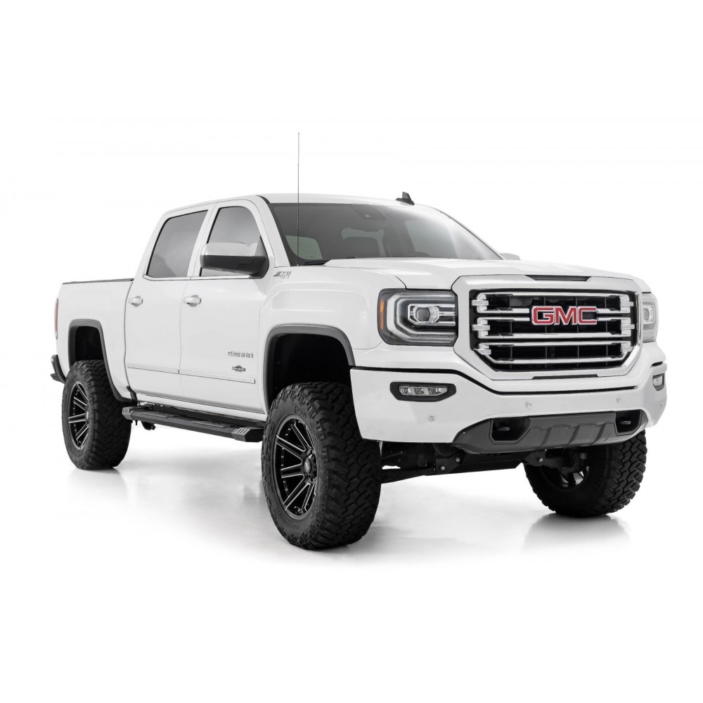 Progi, stopnie boczne aluminiowe Rough Country HD2 Extended Cab - Image 2