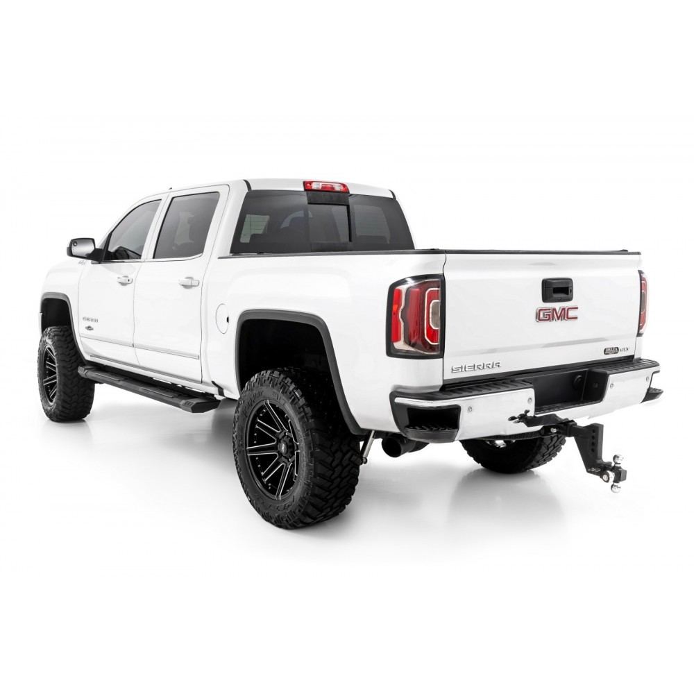 Progi, stopnie boczne aluminiowe Rough Country HD2 Extended Cab - Image 4
