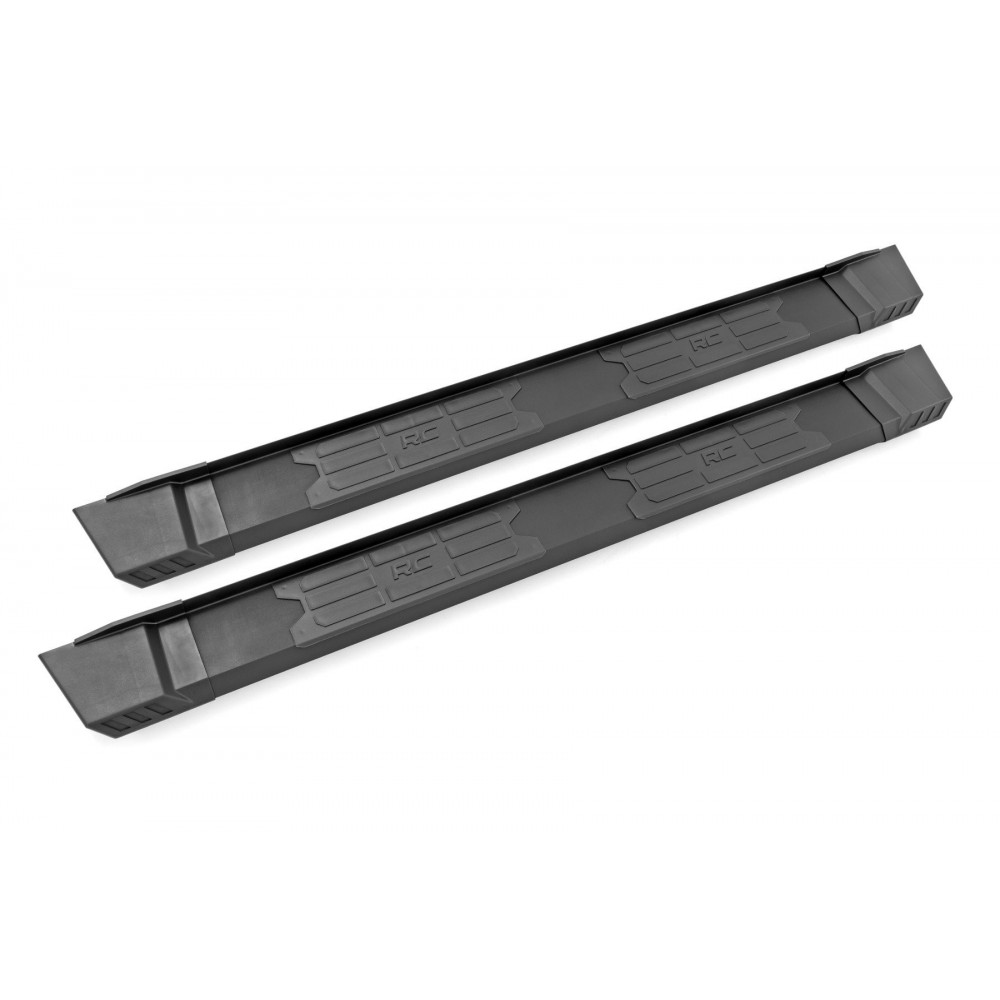 Progi, stopnie boczne aluminiowe Rough Country HD2 SuperCrew Cab - Image 4
