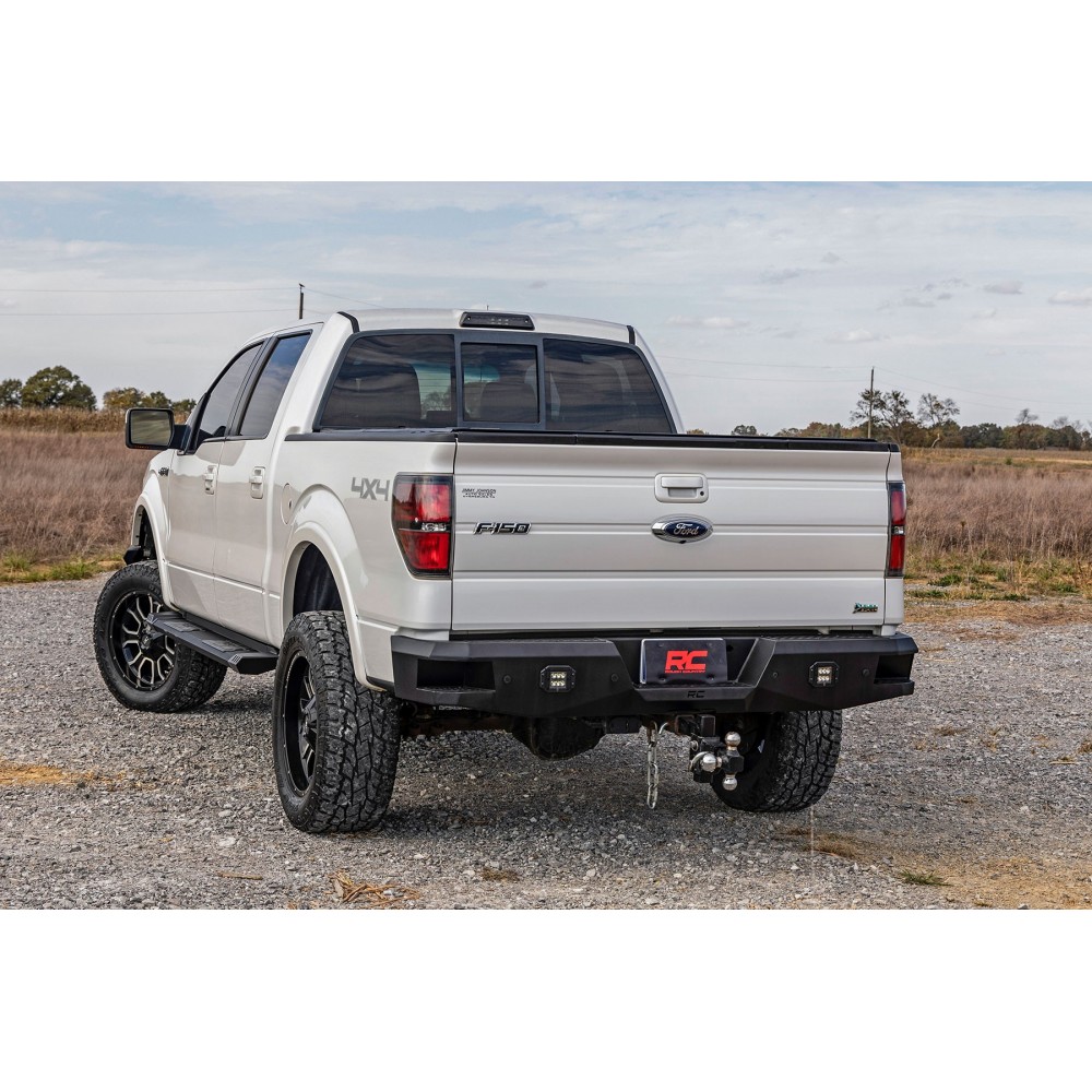 Progi, stopnie boczne aluminiowe Rough Country HD2 SuperCrew Cab - Image 6
