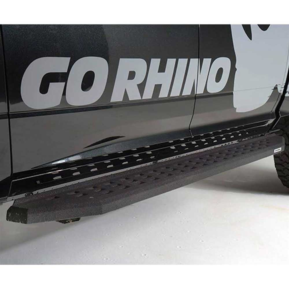 Progi, stopnie boczne Bedliner Go Rhino RB20 Quad Cab - obrazek 7