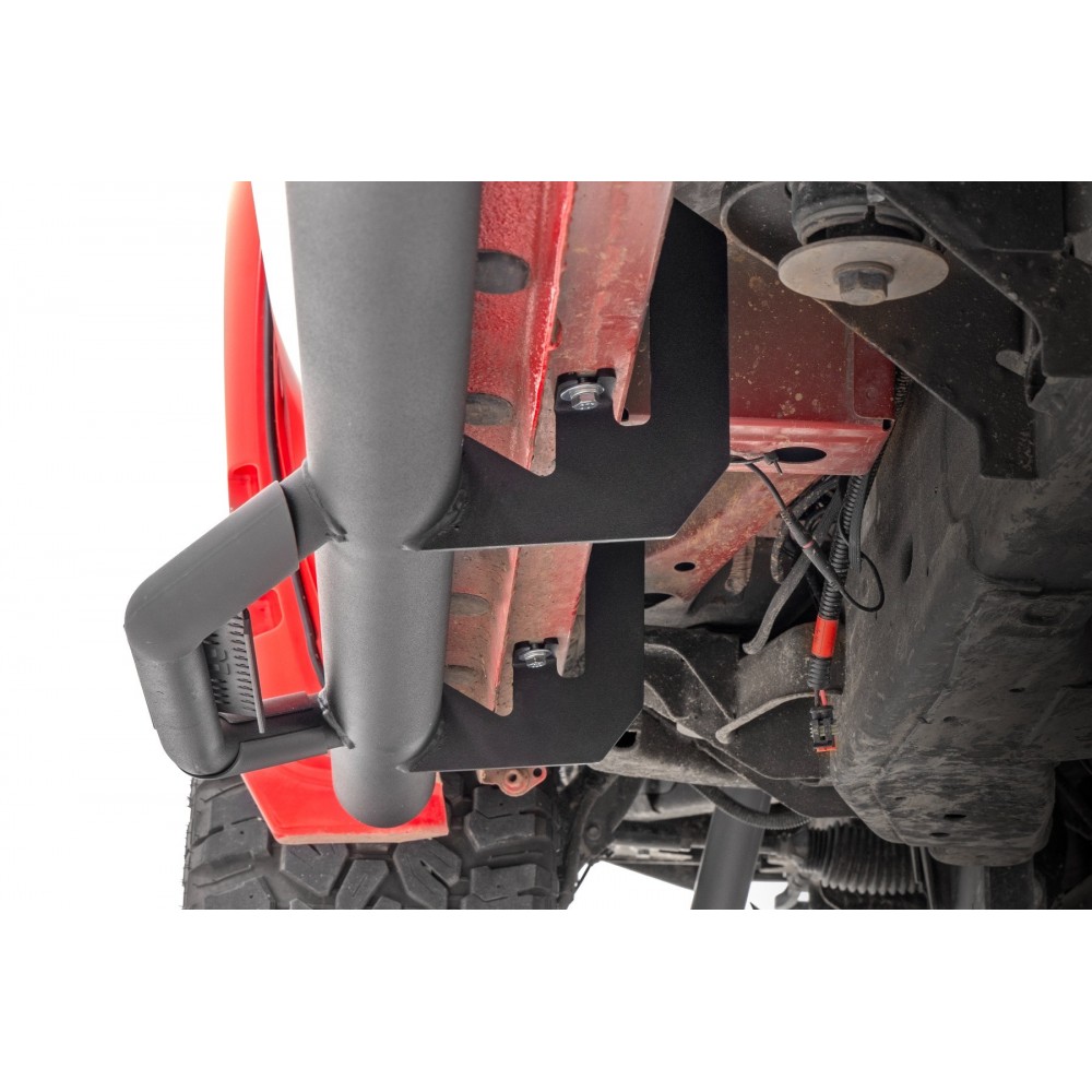 Progi, stopnie boczne czarne Rough Country Nerf Steps - Image 4
