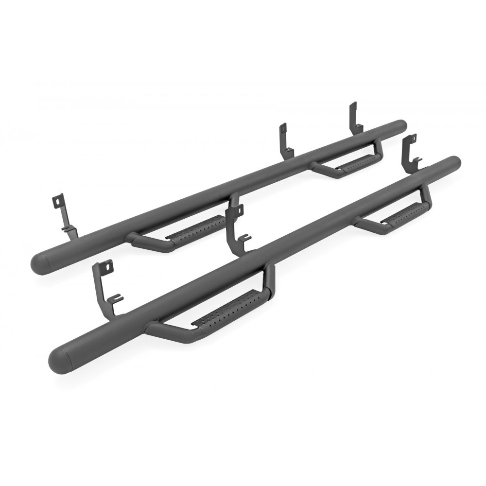 Progi, stopnie boczne czarne Rough Country Nerf Steps - Image 5
