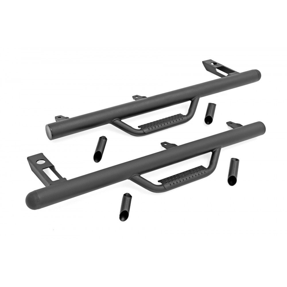 Progi, stopnie boczne czarne Rough Country Nerf Steps - Image 4