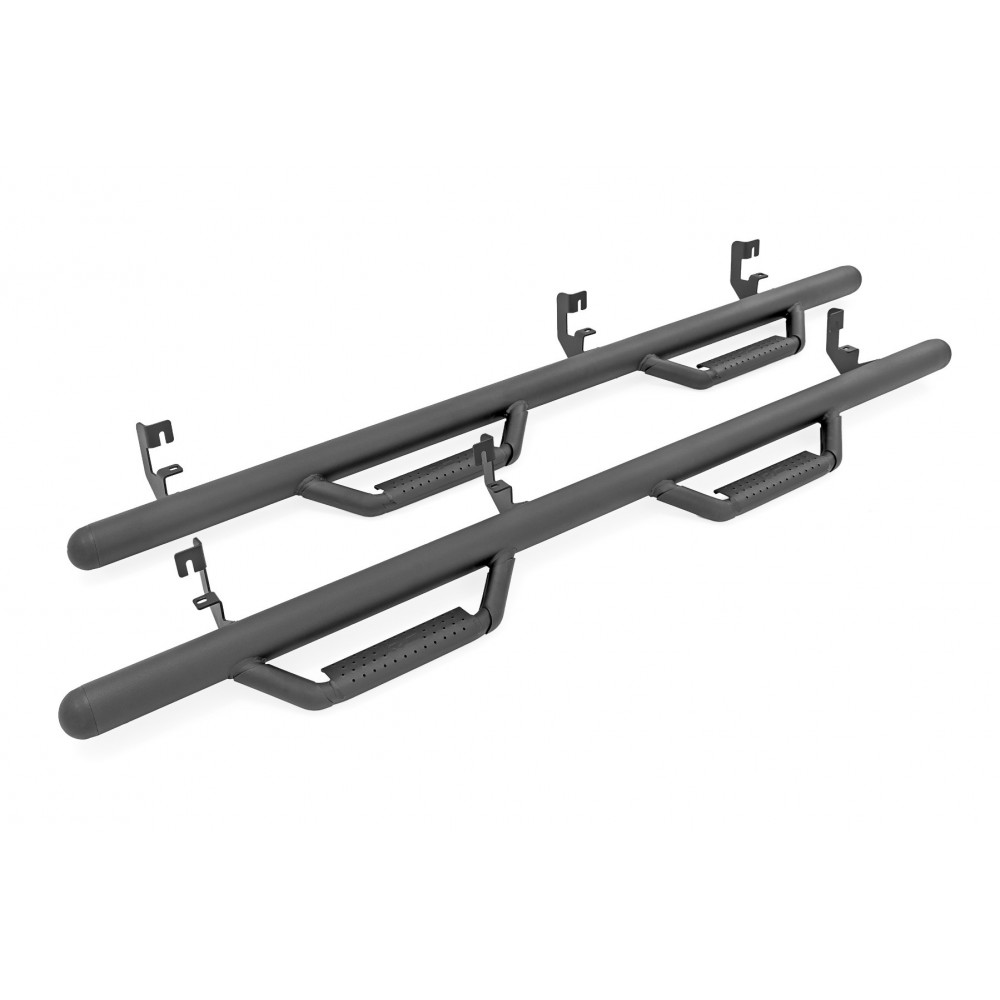 Progi, stopnie boczne czarne Rough Country Nerf Steps - Image 4