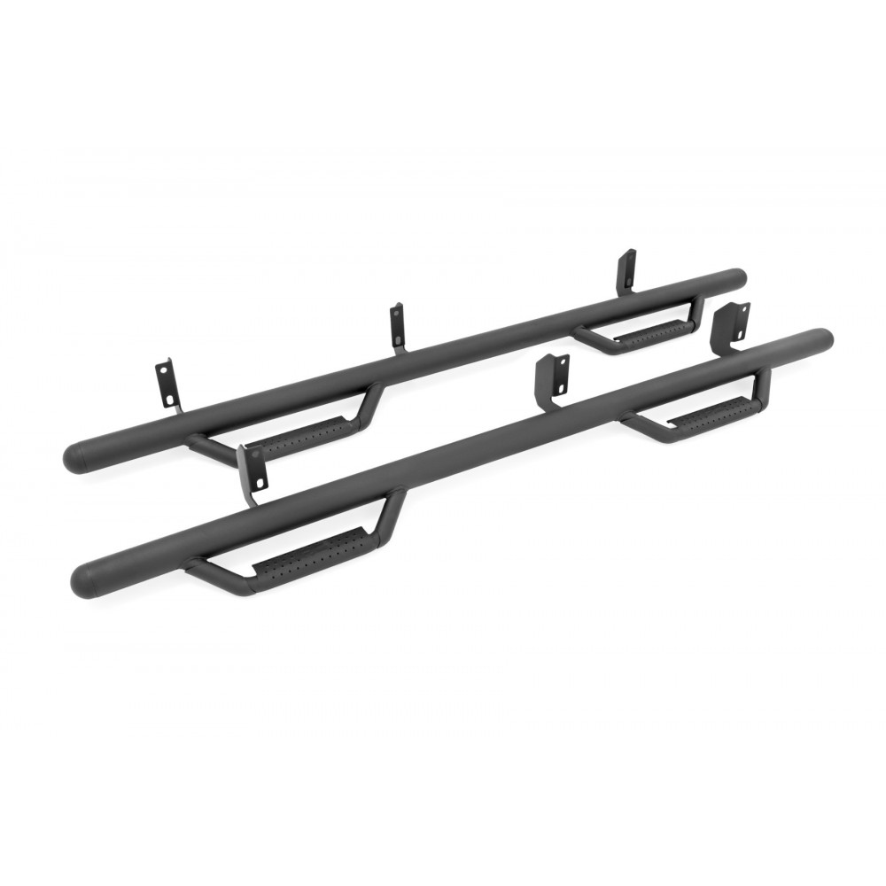 Progi, stopnie boczne czarne Rough Country Nerf Steps - Image 5